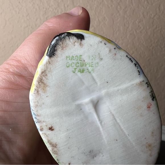 Vintage 1940's Elizabethan Toby Mug, Made in Occupied Japan Porcelain, Japanese - Picture 9 of 9